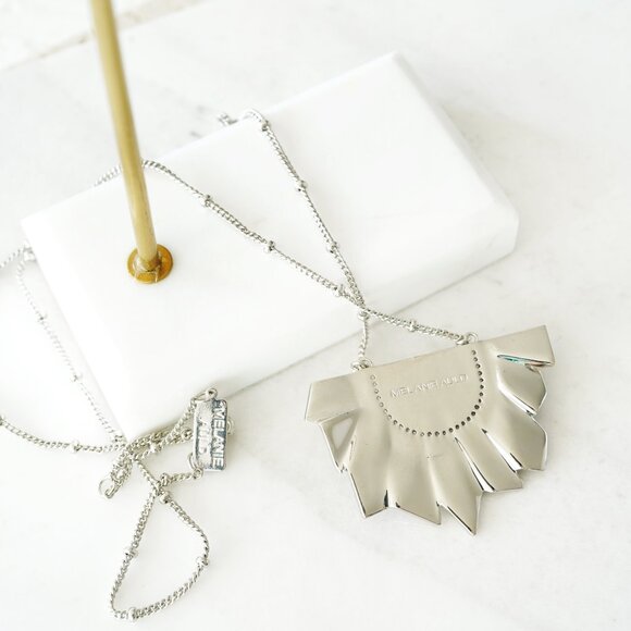 Anthropologie Melanie Auld Labradorite Pendant Necklace - Picture 3 of 3